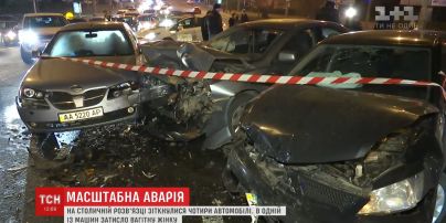 Беременная женщина пострадала в ДТП в Киеве