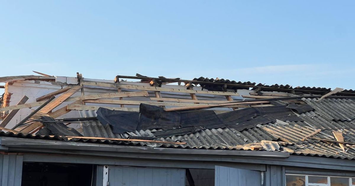 Російський дрон розвалив будинок у білоруському Гомелі: фото