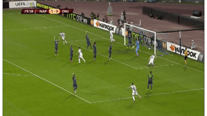 Наполи - Днепр - 1:1. Видео матча