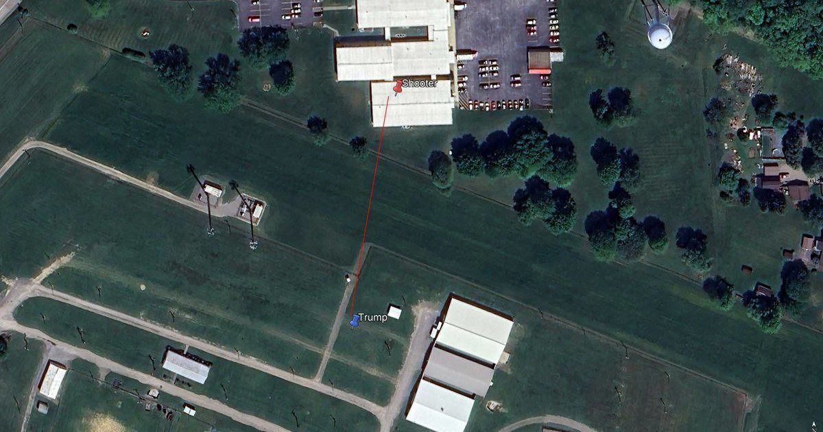Стало известно вероятное местонахождение снайпера во время покушения на Трампа