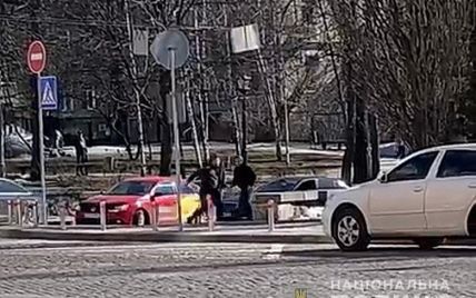 В Киеве конфликт на дороге закончился резней: фото