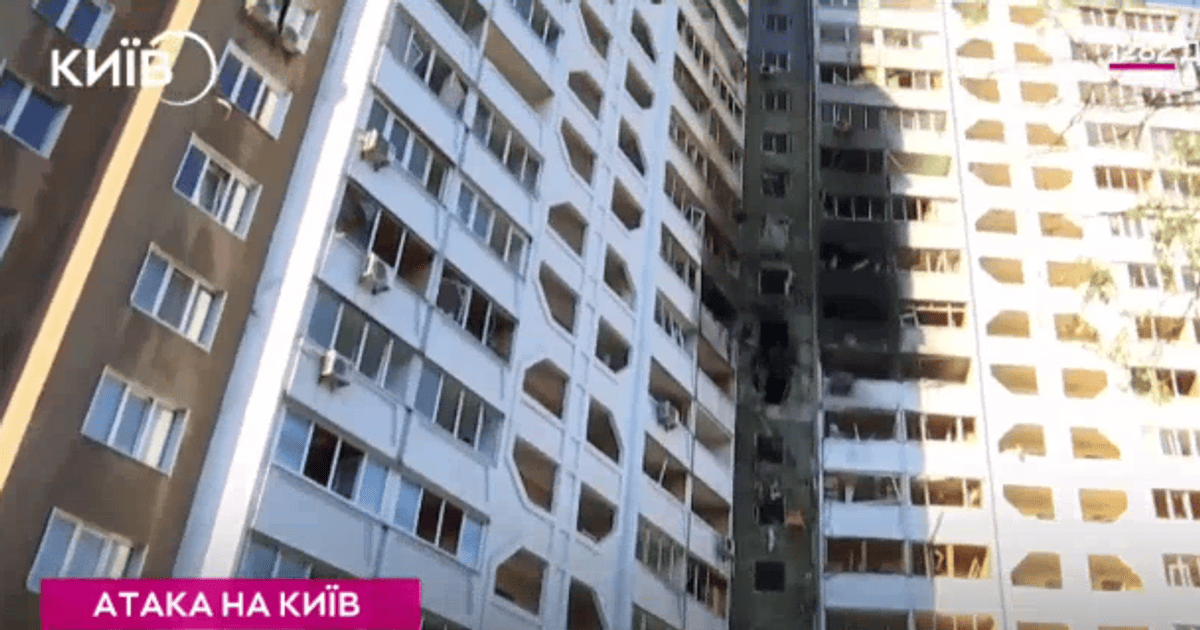 Ще один атакований Росією будинок в Дарницькому районі Києва