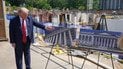 Дональд Трамп оглядає будівництво бальної зали Білого дому
