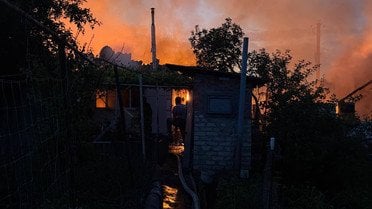 Атака на Балаклію_6 / © Facebook/ Володимир Карабан