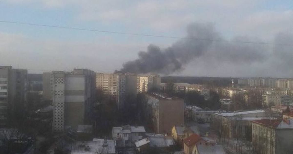 пожежа львів_1 / © facebook/Ігор Зінкевич