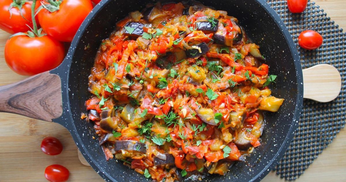 Тушковані баклажани