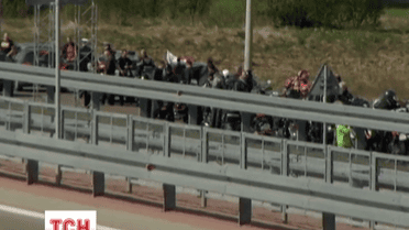 "Нічні вовки" застрягли на польському кордоні