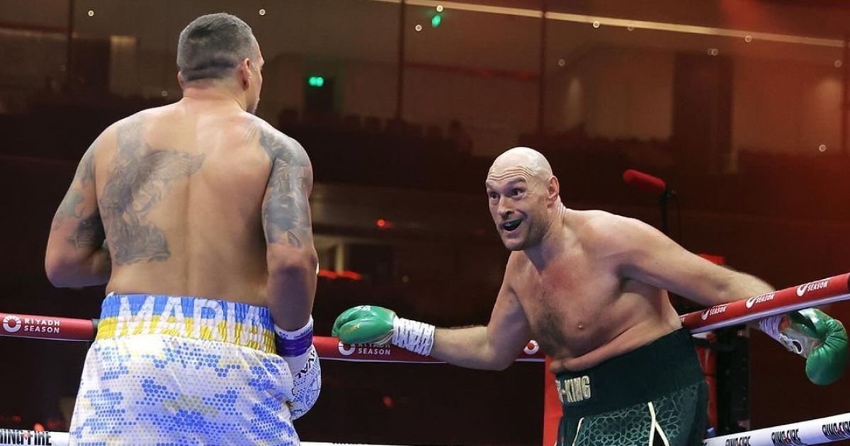 Усик – Фьюри / Фото: instagram.com/trboxeo