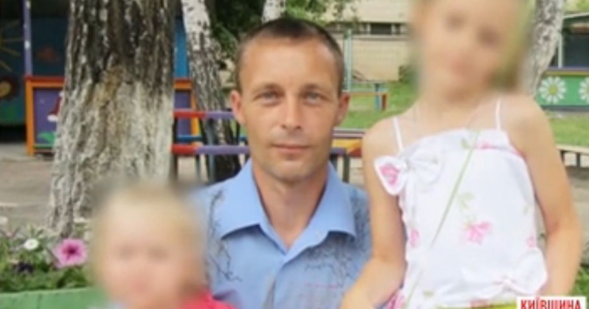 Погибший Владимир Томилин с дочками