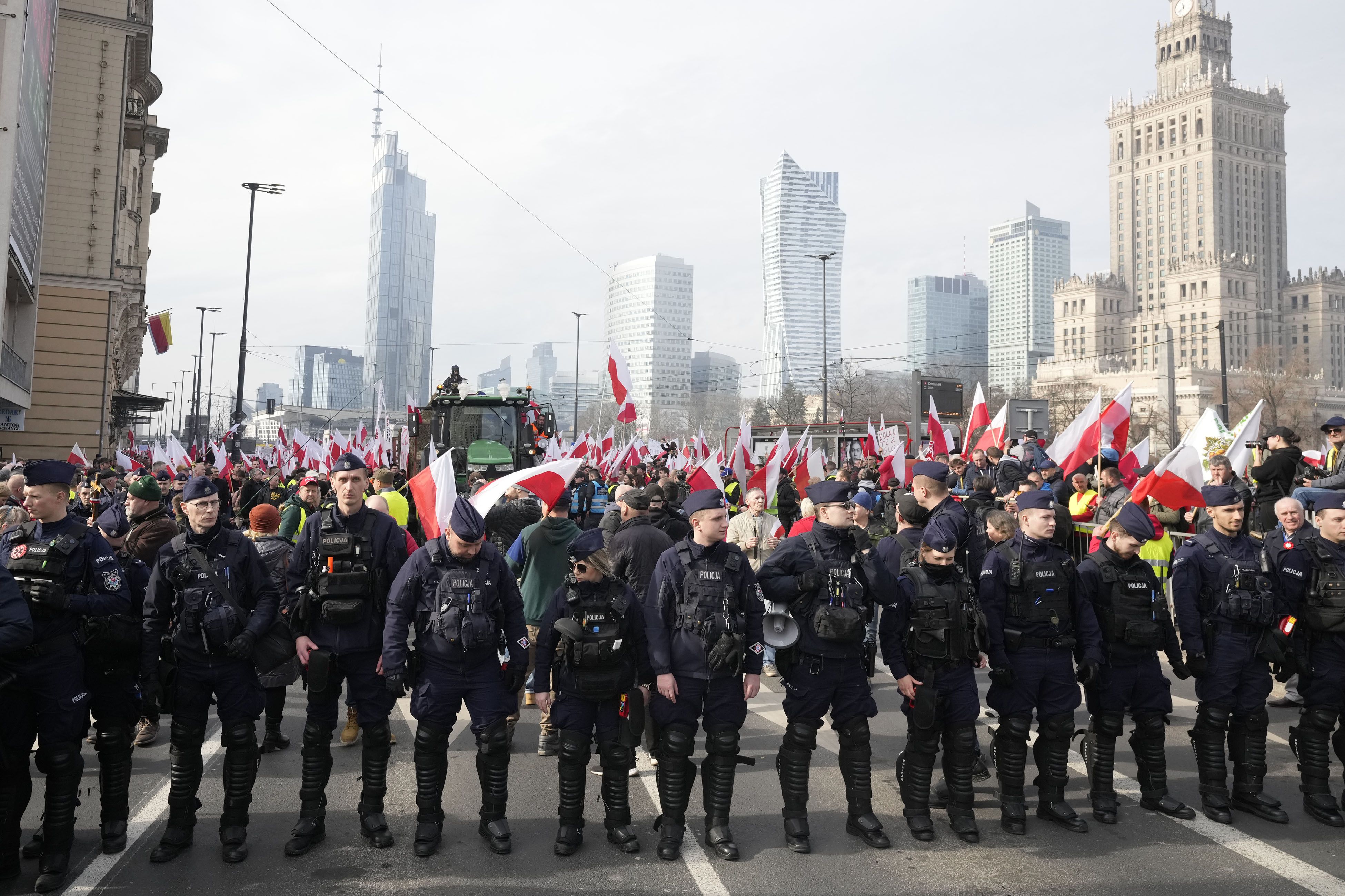 Протест польських фермерів у Варшаві / © Associated Press