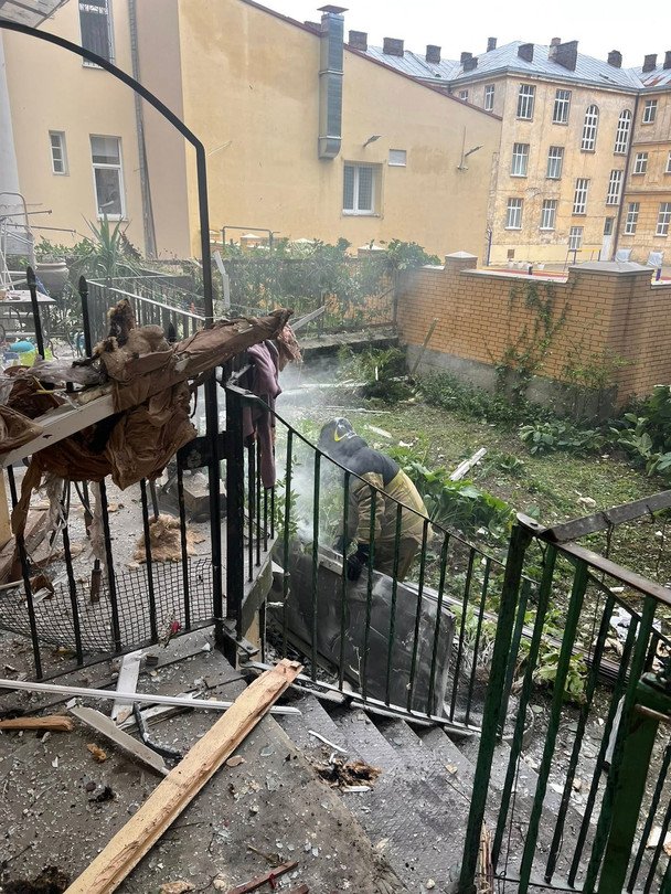 Разрушения после взрыва газа во львовской квартире / © Андрей Москаленко