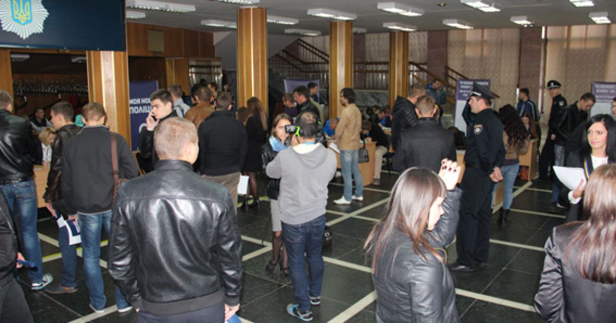 В Житомире стартовал набор в новую полицию / © Прес-служба МВС у Житомирській області