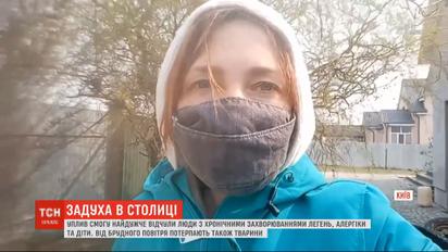 Їдкий смог на собі найбільше відчули люди з хронічними захворюванням легень, алергіки та навіть тварини