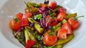 Овочевй салат з полуничею