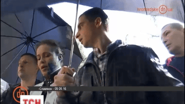 У Слов`янську Наталю Королевську облили зеленкою