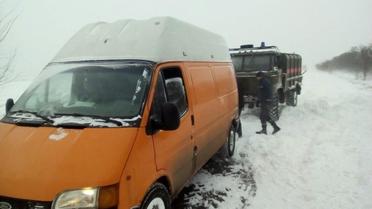 сніг, снігопад, снігові замети_3 / © ГСЧС