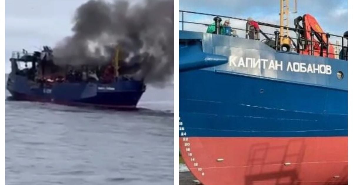 Россияне влупили ракетой по собственному кораблю в Балтийском море, есть погибшие (видео)