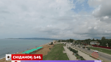 Новое видео из крымских пляжей появилось в интернете