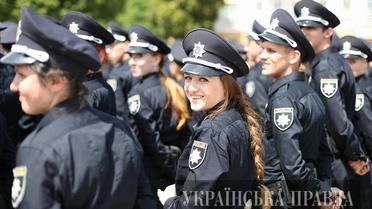 В Киеве приняли присягу патрульные / © Украинская правда