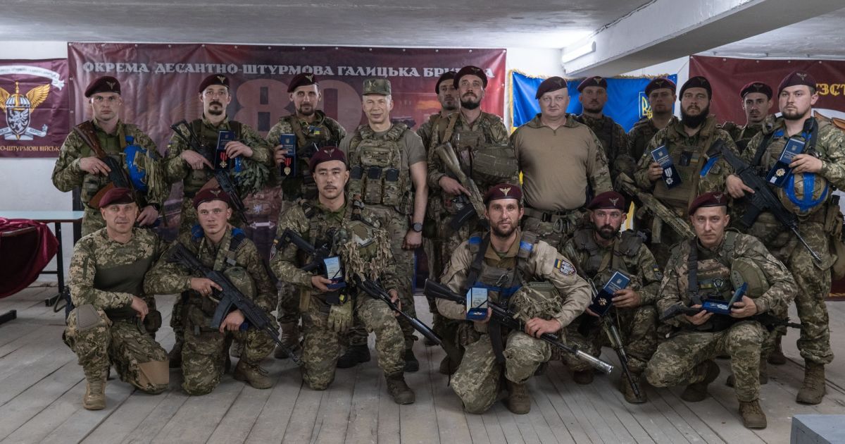 Десантники, які воюють на Курщині / Фото: Десантно-штурмові війська ЗСУ