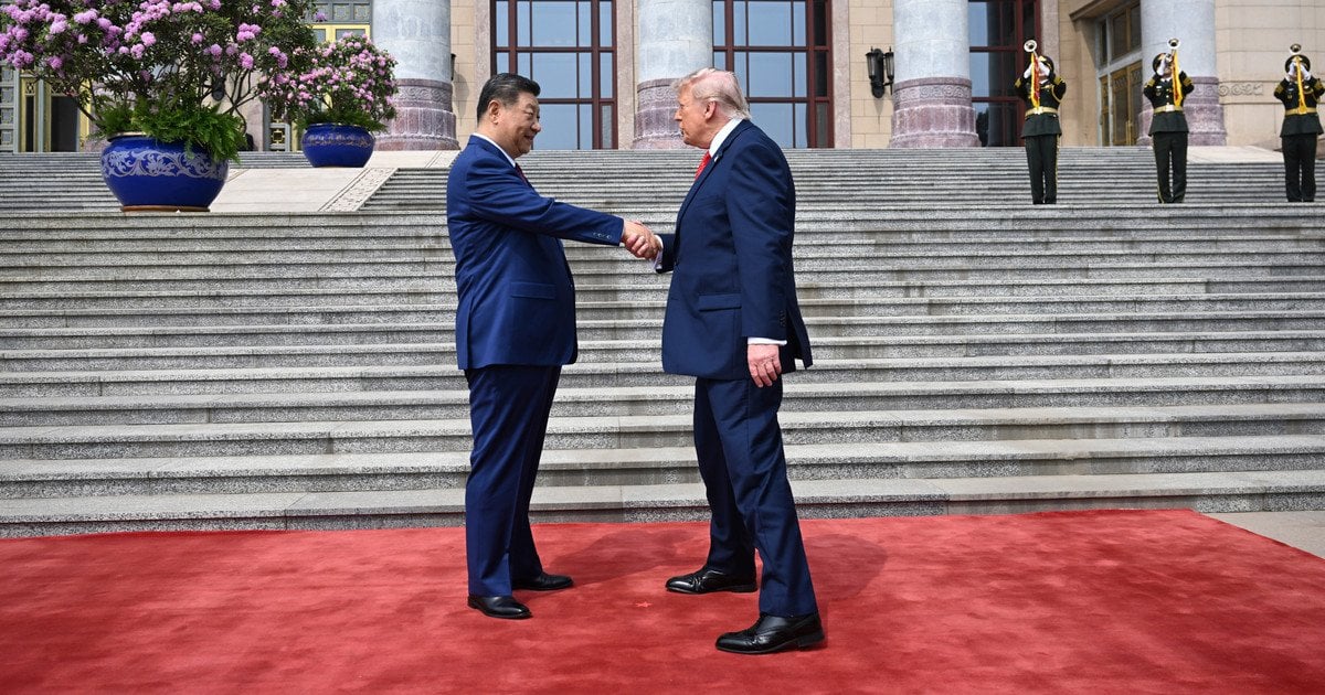 Си Цзиньпин и Дональд Трамп.