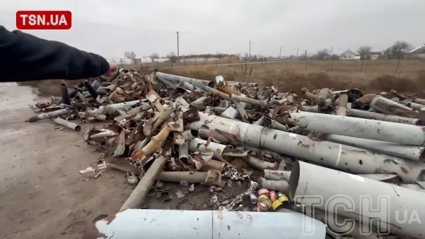 Russia shells Kherson with these ammunition / Screenshot from the video