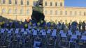 В центрі Мюнхена відбулася акція на підтримку українських політв'язнів