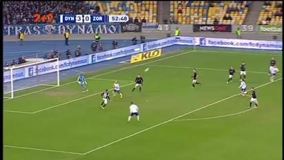 Динамо - Зоря - 4:0. Відео голу Вербича