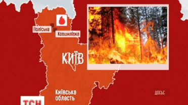 В чернобыльской зоне огонь охватил 130 гектаров