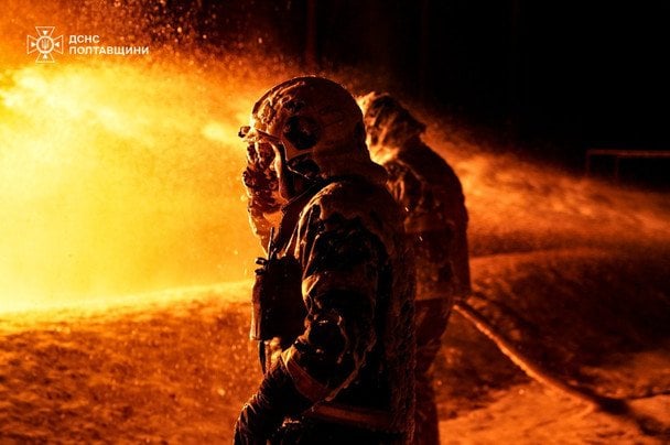 Последствия атаки на Полтавщину / © Управление ГСЧС в Полтавской области