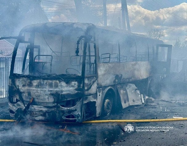 Удар по Дніпрі 30 квітня.  / © Олександр Ганжа