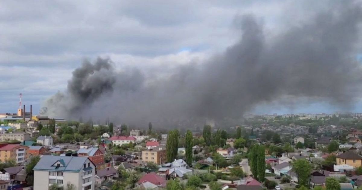 Пожежа на заводі "Елмаш" у Воронежі 22 квітня / Фото: російські телеграм-канали