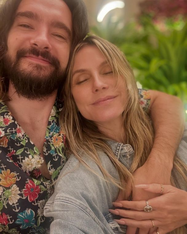 Гайді Клум з чоловіком / © instagram.com/heidiklum