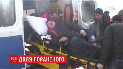 Раненого в Сумах полицейского охраны переправили на лечение в Киев