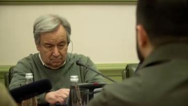 Встреча Владимира Зеленского с генсеком ООН Антониу Гутерришем