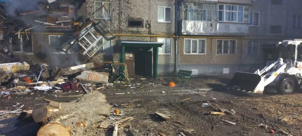 On the night of March 13, UAVs struck an apartment building in Sumy. Photo: Sumy Regional Military Administration