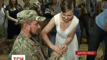У Кременчуку вперше за майже столітню історію шпиталя для інвалідів там святкують весілля