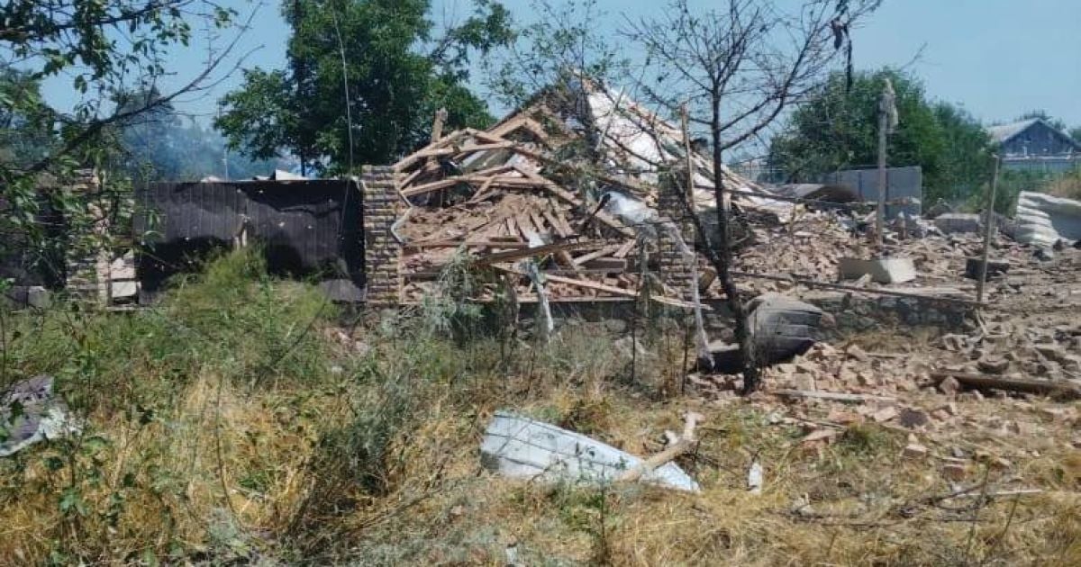 Наслідки обстрілу Оріхова / Фото: Андрій Єрмак
