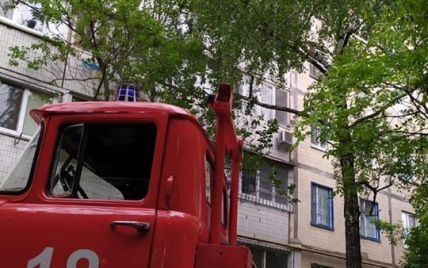 В Киеве в Святошинском районе горела многоэтажка
