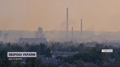 Ексклюзив ТСН: з місця бойових дій на Донеччині воєнкор показує кадри після потужного вибуху