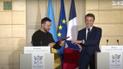 Президент Володимир Зеленський і французький лідер Еммануель Макрон