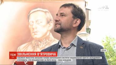 "Я сделал, сколько смог": Владимир Вятрович ушел с поста главы Института национальной памяти
