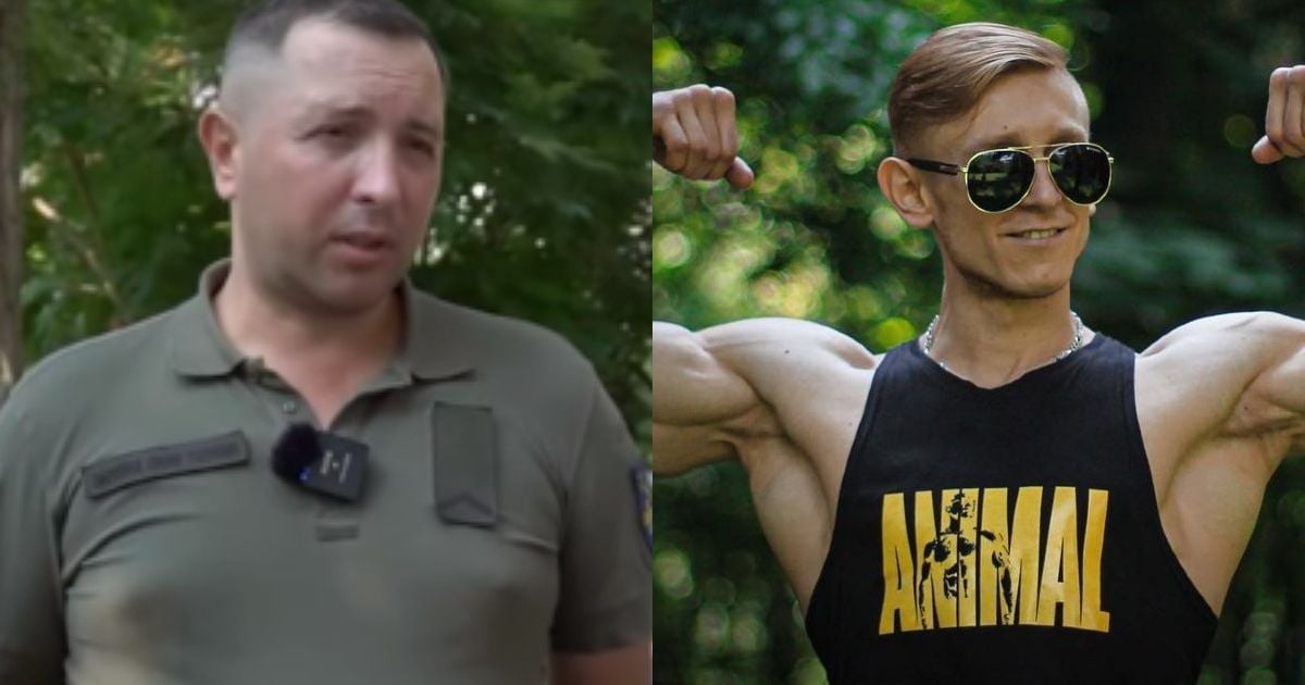 Военный Александр Мацько и фитнес-тренер Роман Заволока