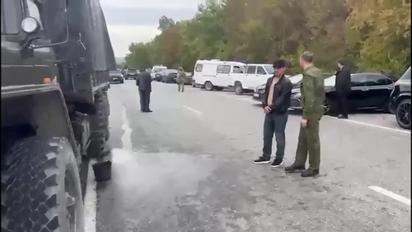 В Чечне расстреляли военную колонну Росгвардии