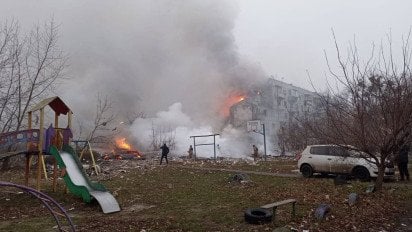 Влучання у багатоповерхівку в Полтаві: перші хвилини після "прильоту"