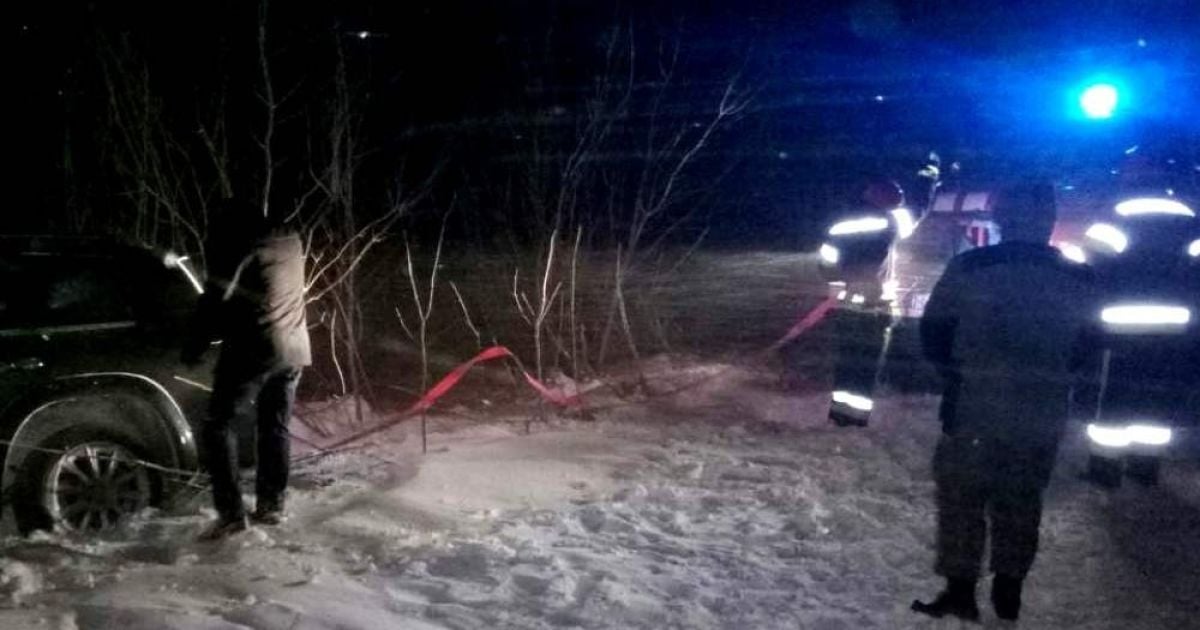 Снежные заносы в Одесской области