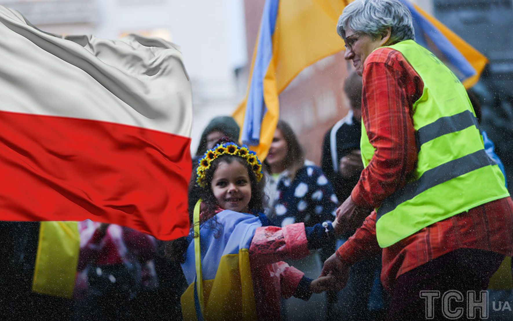 Допомога українським біженцям у Польщі / © ТСН.ua