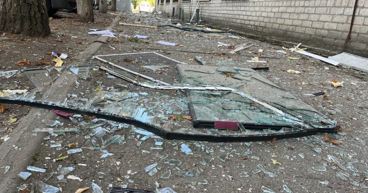 Наслідки ракетного удару по Павлограду