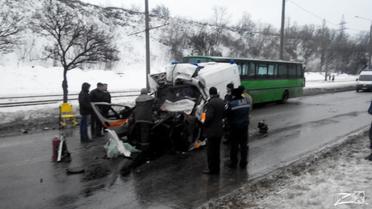 В Харькове &quot;скорая&quot; протаранила автобус / © Городской дозор Харькова