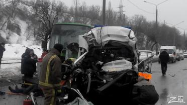 В Харькове &quot;скорая&quot; протаранила автобус / © Городской дозор Харькова